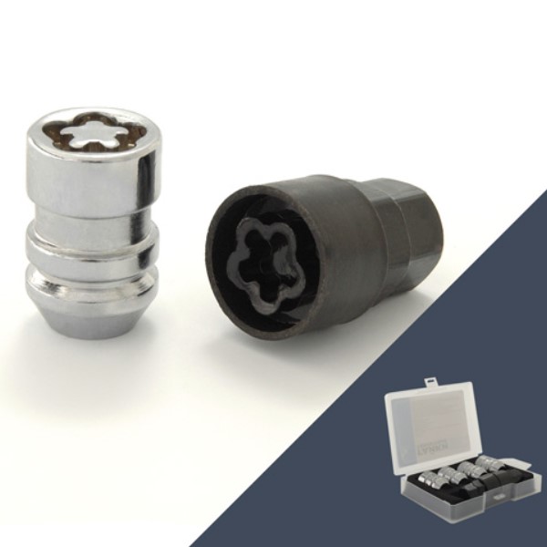 Комплект секретный  LS JN-618 (гайка М12x1,5; 36, конус, 4+2, пластик, коробка,CH)