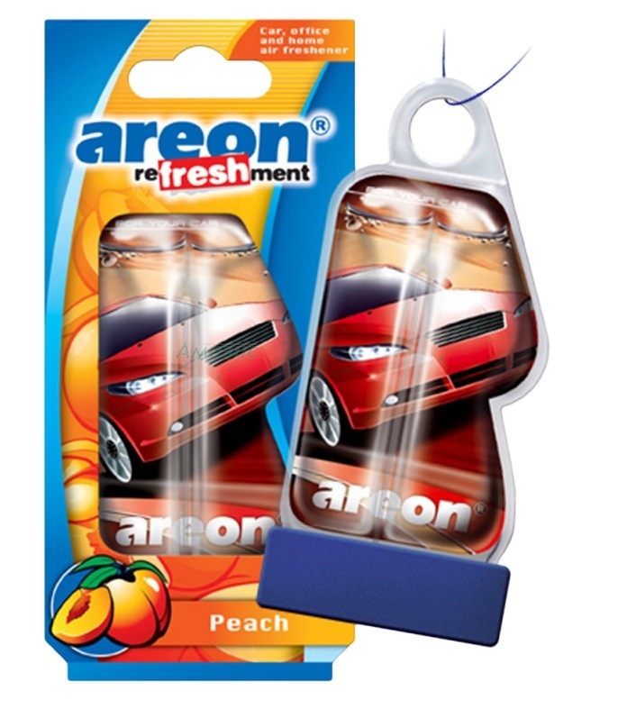 Ароматизатор  AREON Refreshment Liquid Peach подвесной гелевый 8мл