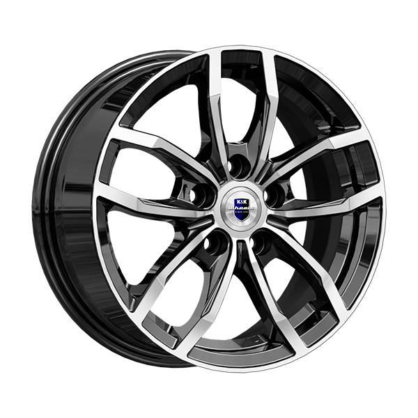 диски КиК ФРОСТ 6,5xR15 5x114,3 67,1 46 алмаз_черный