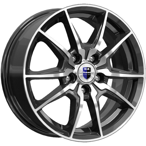 диски КиК АДАМАР 6,5xR16 5x114,3 67,1 45 алмаз_черный