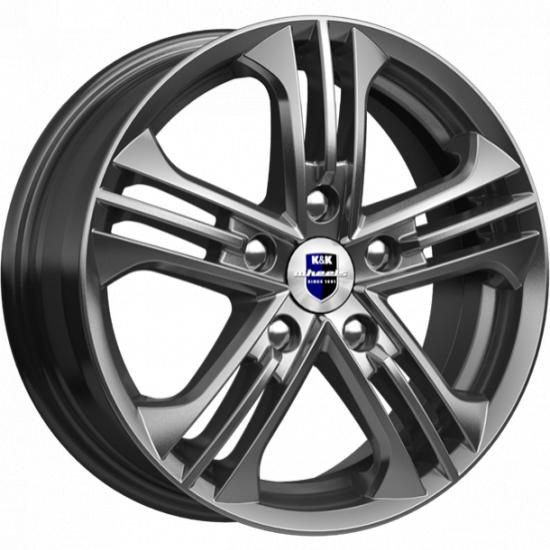 диски КиК TRINITY 6,0x15 5x100 67,1 39 алмаз черный